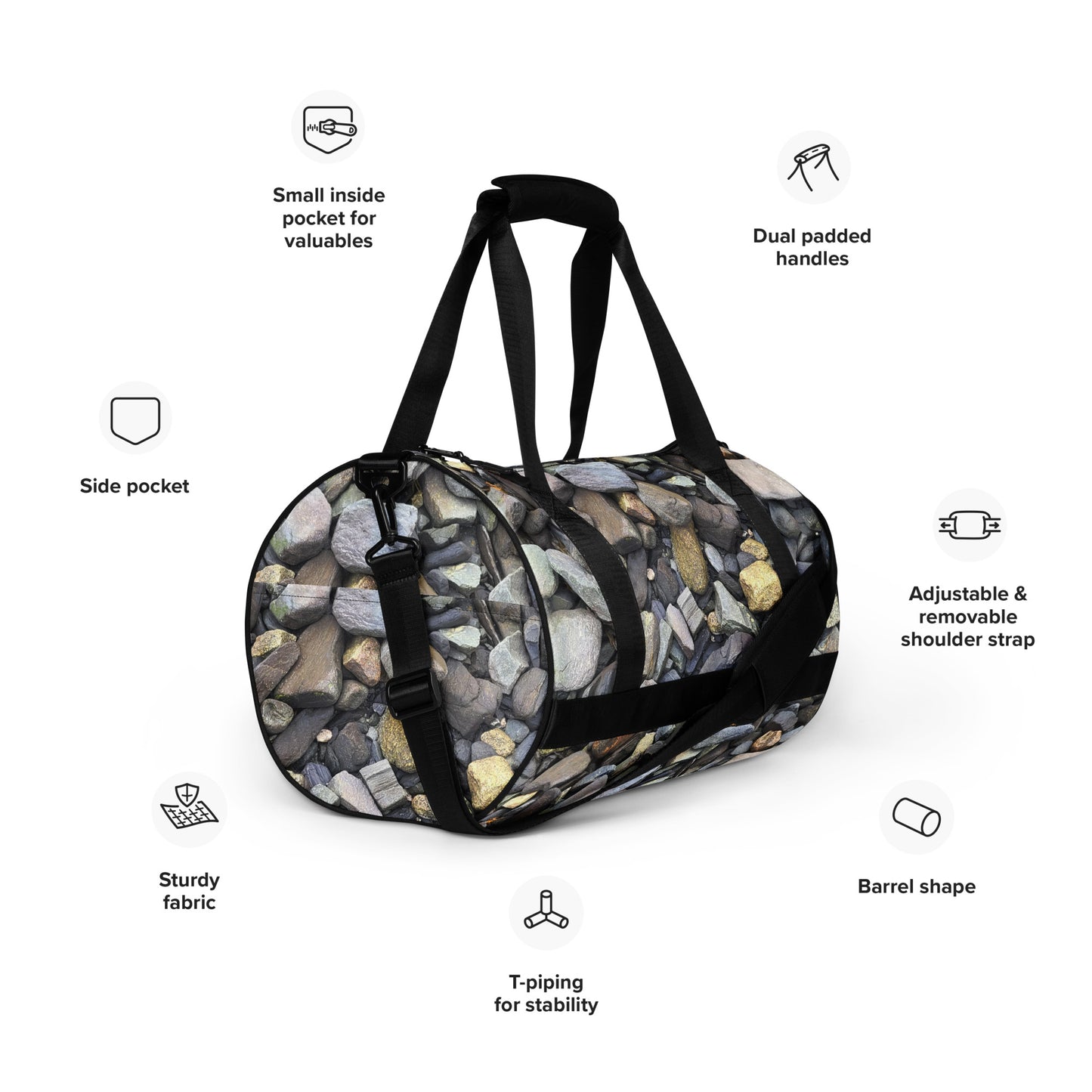 Beach Rock gym bag