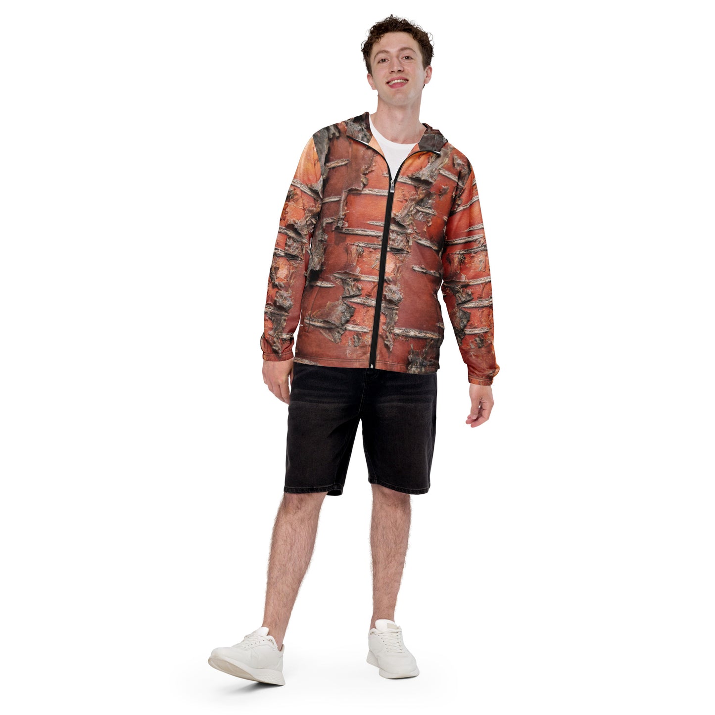 Rustic Birch Men’s windbreaker