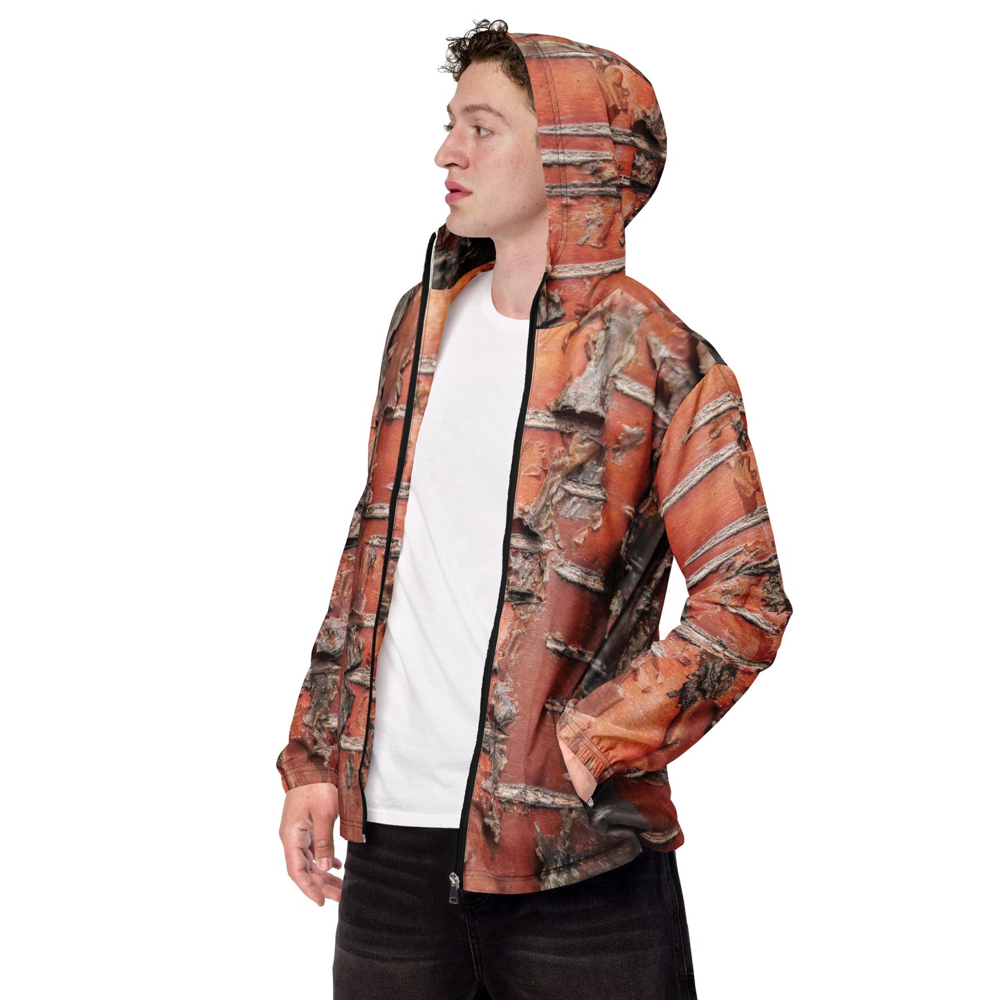 Rustic Birch Men’s windbreaker