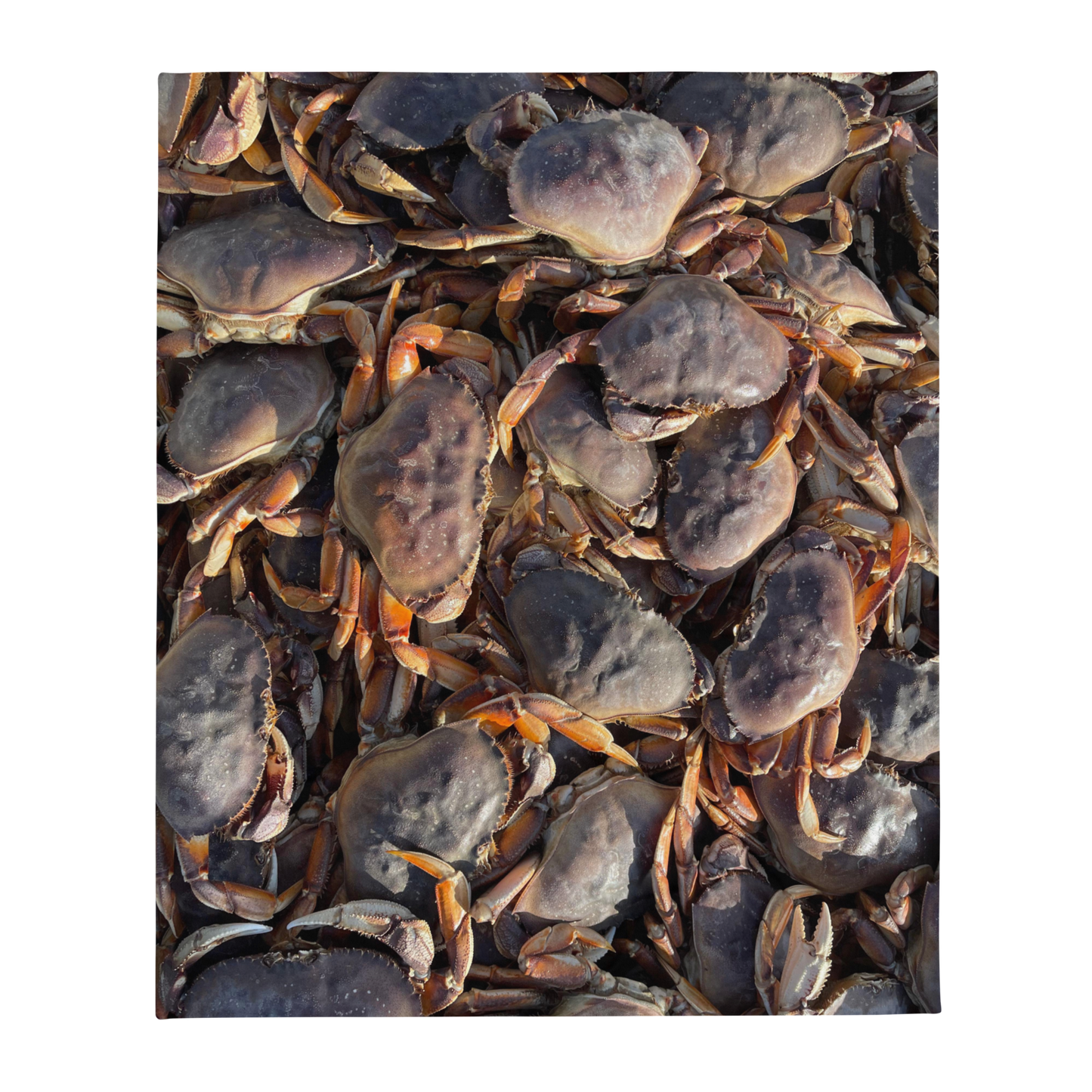 Dungeness Crab Throw Blanket