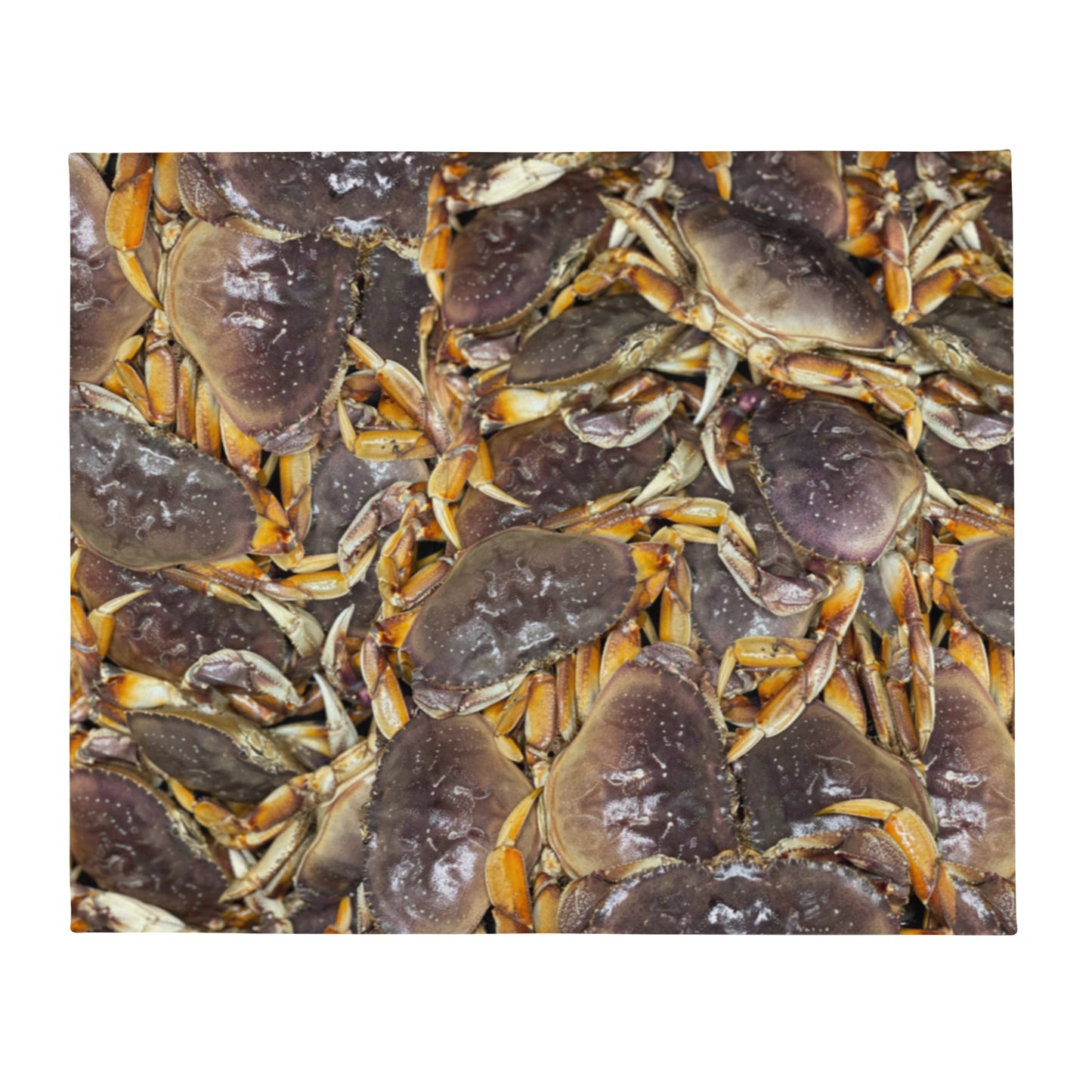 Dungeness Crab Throw Blanket