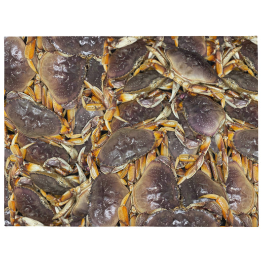 Dungeness Crab Throw Blanket